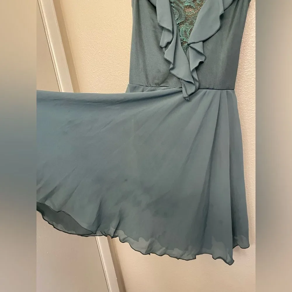 WEISSMAN Dance Costume lyrical I Want To Write You Song 10849 Sage green SA adul